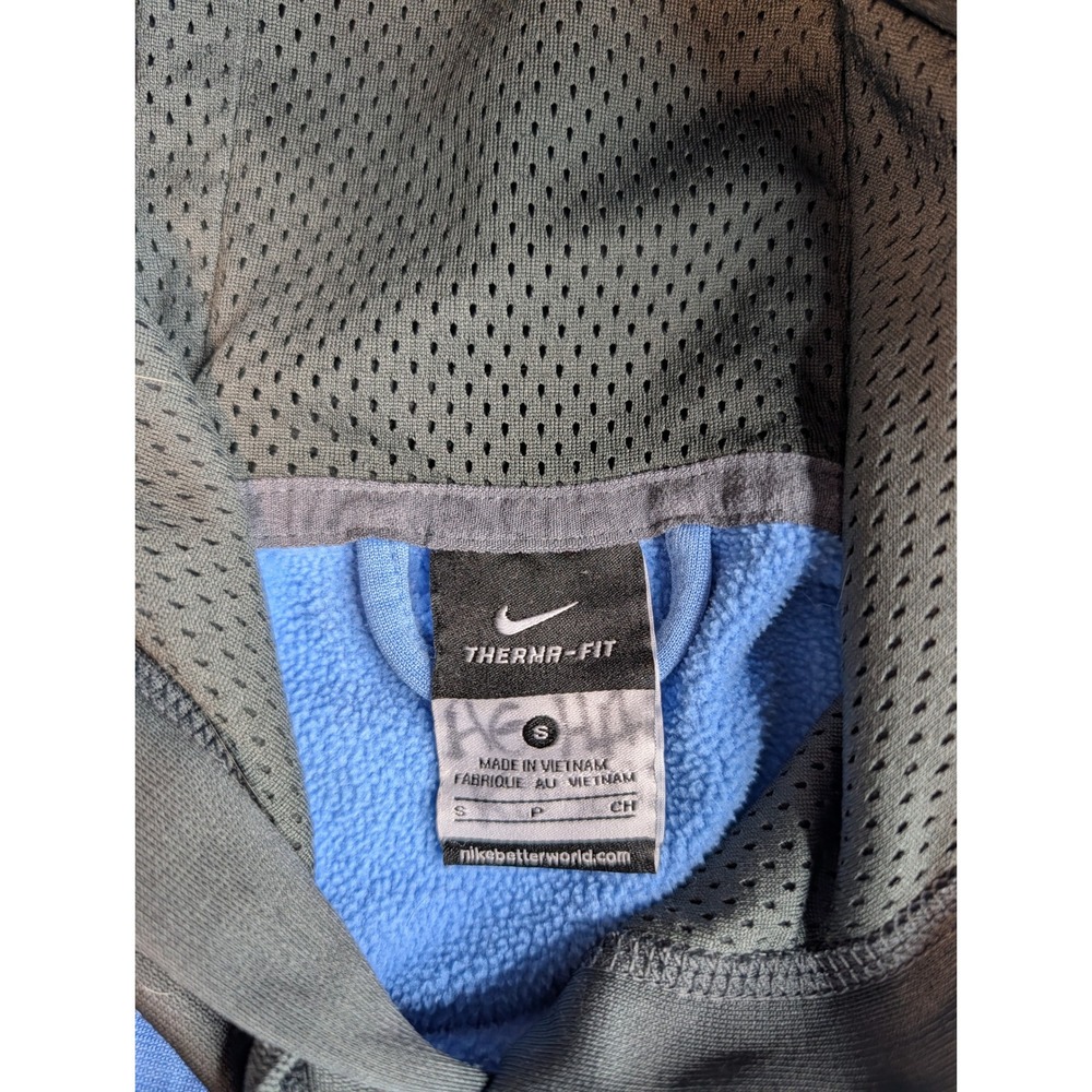 Nike UNC Tar Heels Therma-FIT Hoodie Mens Small Carolina Blue Pullover NC Logo - Picture 2 of 11